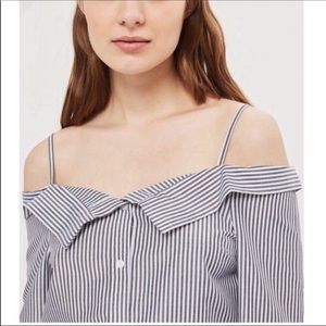 TopShop Bardot Blue Stripe